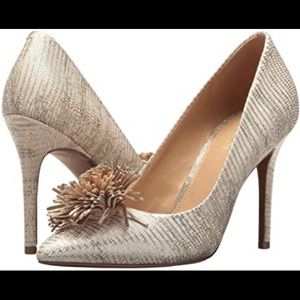 MICHAEL Michael Kors Lolita Pump Gold Tassel Heels